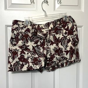 Floral Linen Shorts | Ann Taylor Loft